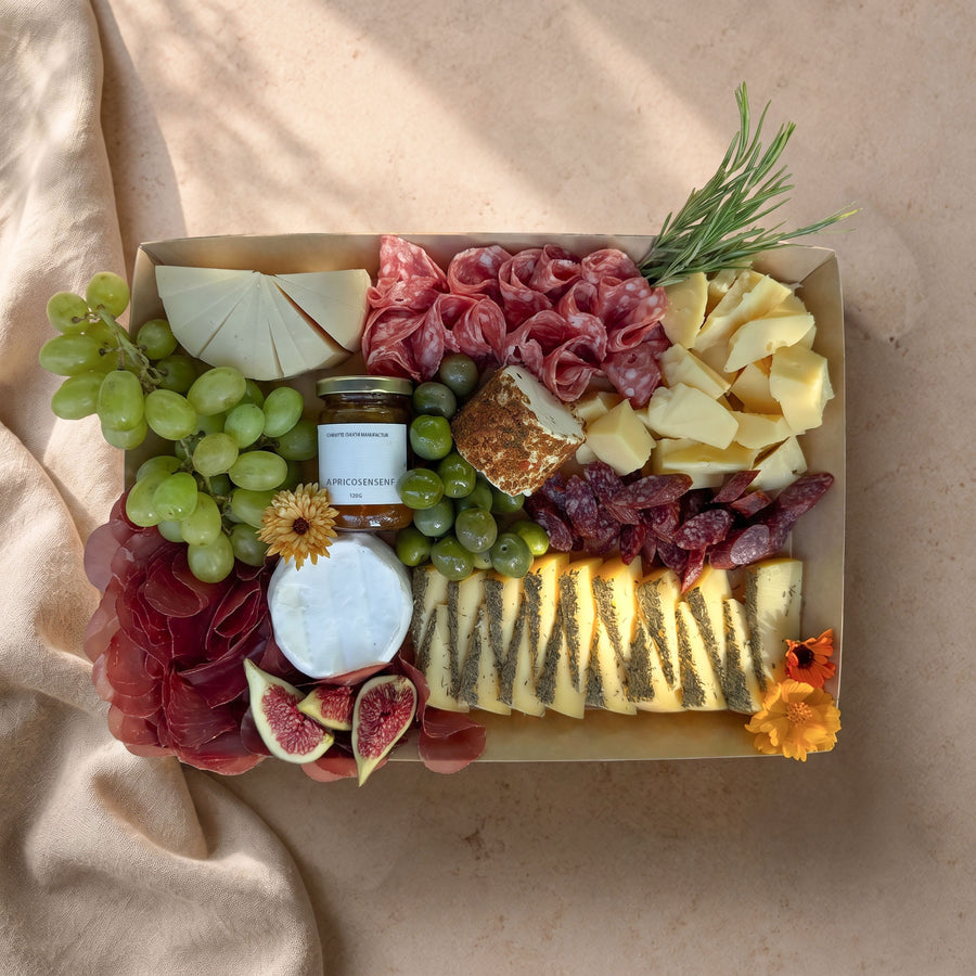 Apéro Käse- und Fleischbox – Käse und regionales Fleisch